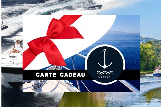 Carte cadeau côtier+fluvial 350€ (Promo jusqu'au 31/01 - Places limitées) à imprimer en 5 min